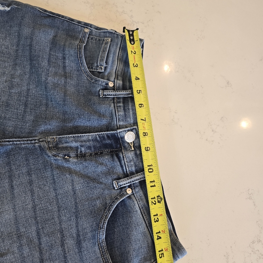 JAG Alex Boyfriend High Rise Casual Denim Jean Shorts Womens 8 - Picture 6 of 13